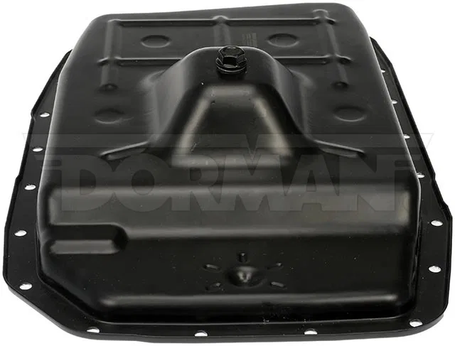 265-899 – DORMAN Auto Trans Oil Pan, OE Replacement 6.2 Liter Capacity Black Steel With Drain Plug